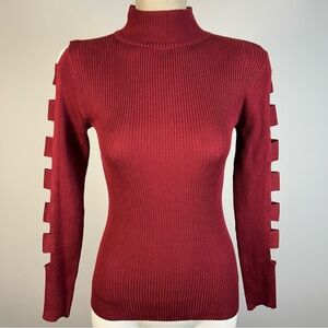 Eclipse Burgundy Turtleneck Sweater NWT M